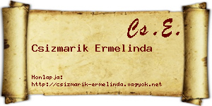 Csizmarik Ermelinda névjegykártya